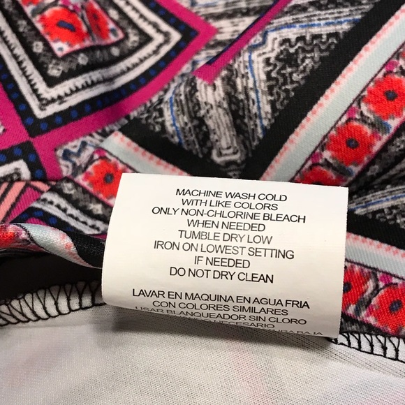 Sequin Hearts Tribal Print Skirt - Picture 7 of 7